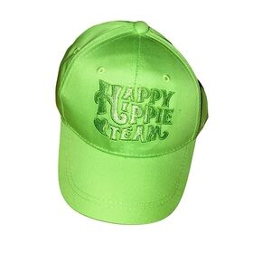 Green Youth Hippie Team Kids Hat Summer Camp Gorpcore Kidcore Deadstock Retro